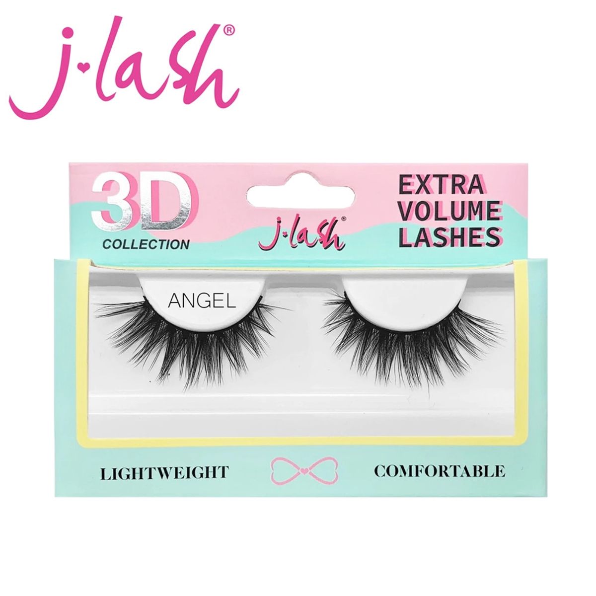 GENERICO - PAR PESTAÑAS POSTIZAS ANGEL 3D COLLECTION  JLASH