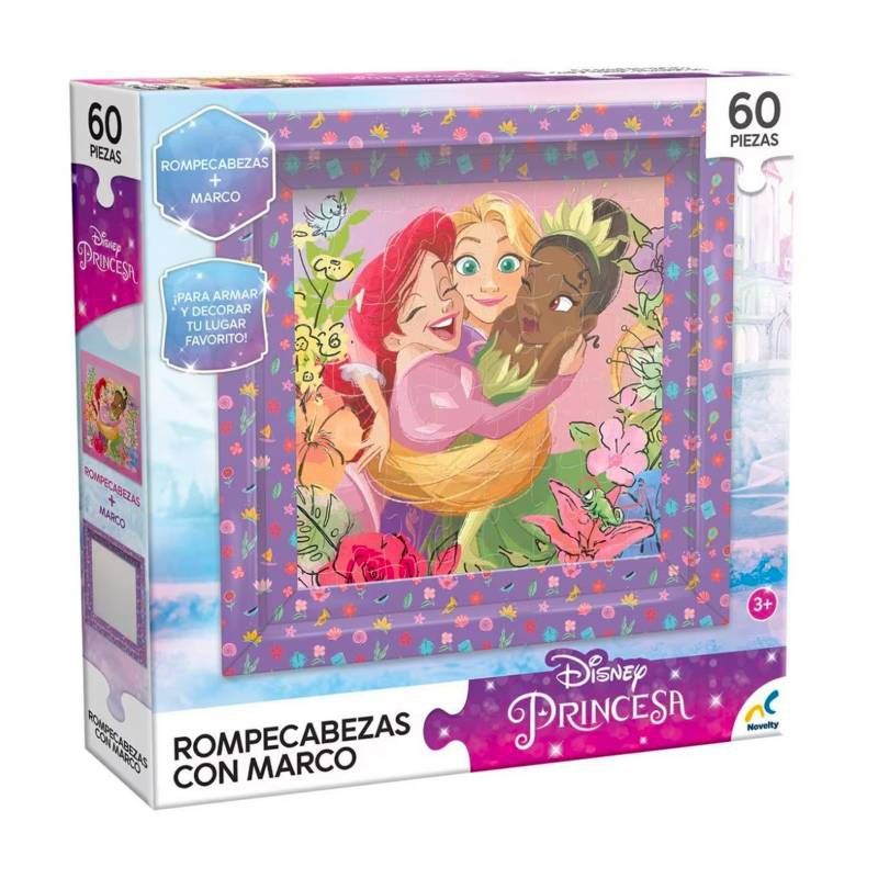 IMEXPORTA - Rompecabezas Con Marco Disney Princesa 60 Piezas