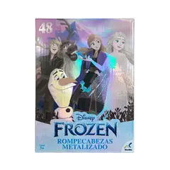 IMEXPORTA - Rompecabezas Metalizado Frozen 48 Piezas