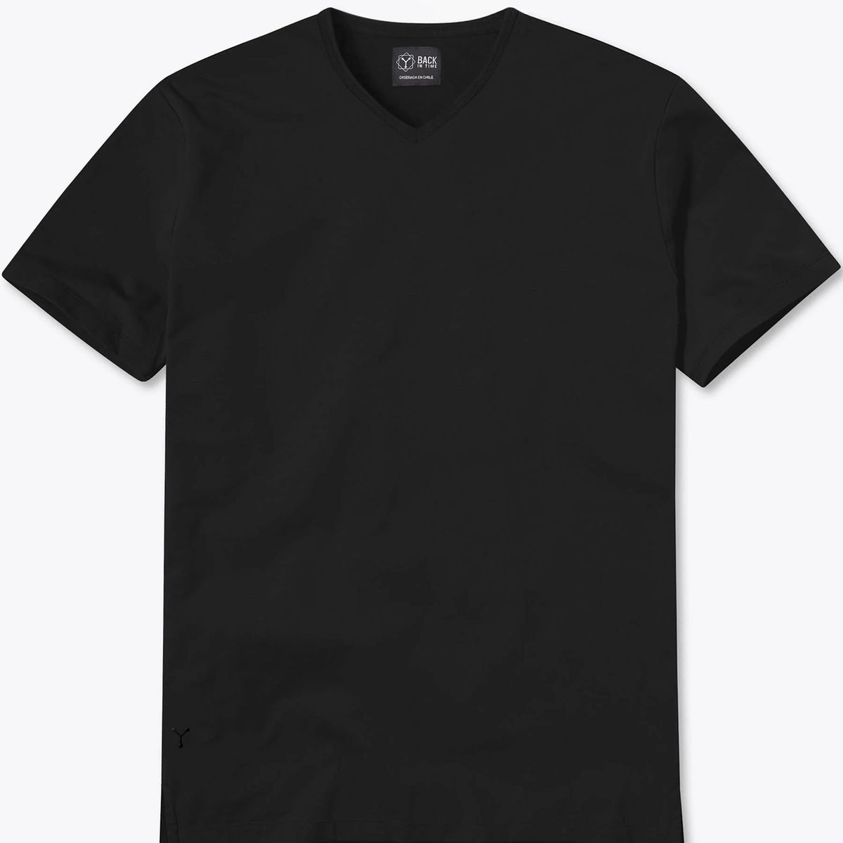BACK IN TIME - Polera de Bambú Clásica Ultra Suave Back In Time Cuello en V