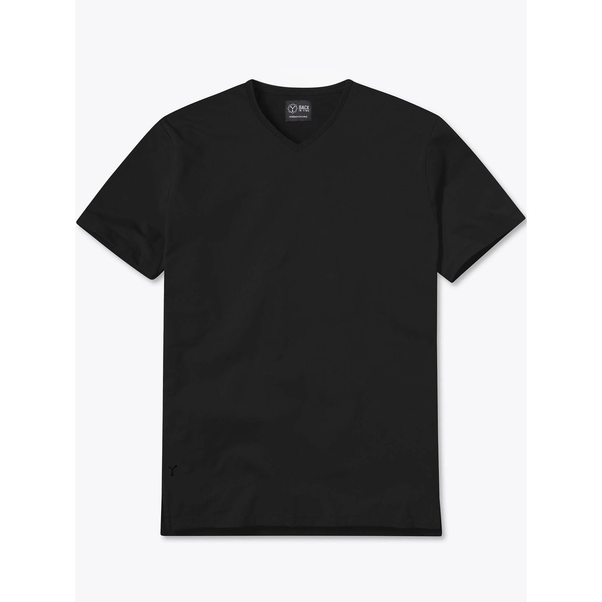BACK IN TIME - Polera de Bambú Clásica Ultra Suave Back In Time Cuello en V