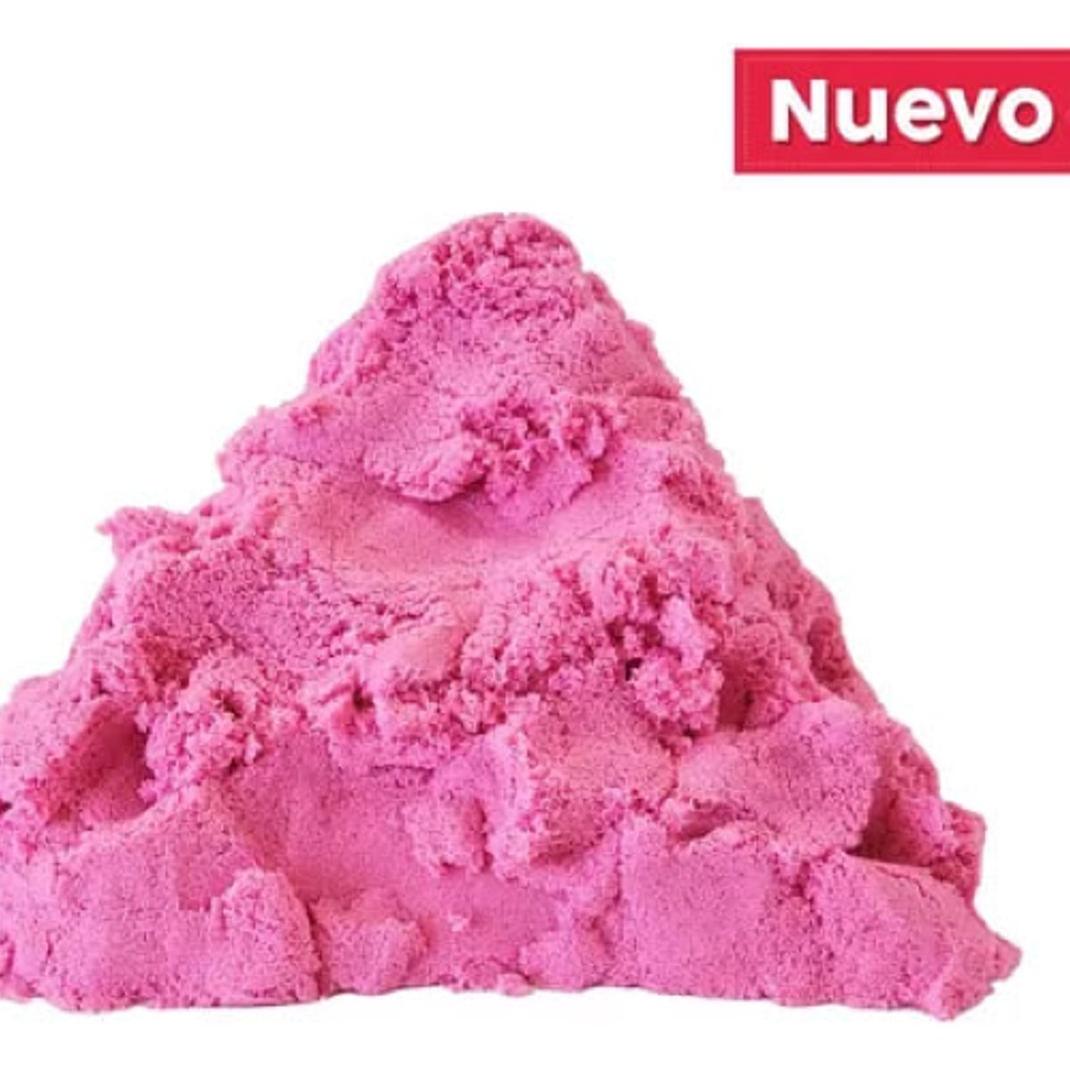 ADETEC - Arena Mágica 1kg Con 10 Moldes Y Bandeja Adetec Color Rosado