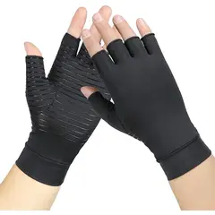 GENERICO - Guantes Cobre Para La Artritis Y Compresión Túnel Carpiano S
