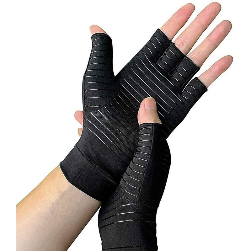 GENERICO - Guantes Cobre Para La Artritis Y Compresión Túnel Carpiano M