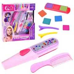 GENERICO - Set Pintura para Pelo Niña 6 Colores Temporales