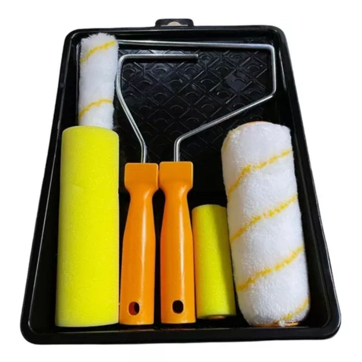 OEM - Set De Juegos De Rodillos Para Pintar 6 Piezas + Bandeja