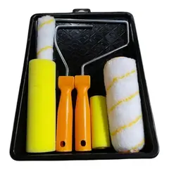 OEM - Set De Juegos De Rodillos Para Pintar 6 Piezas + Bandeja