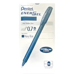 PENTEL - Roller Lapiz Gel Makkuro 0,7mm Navy B - 12uni