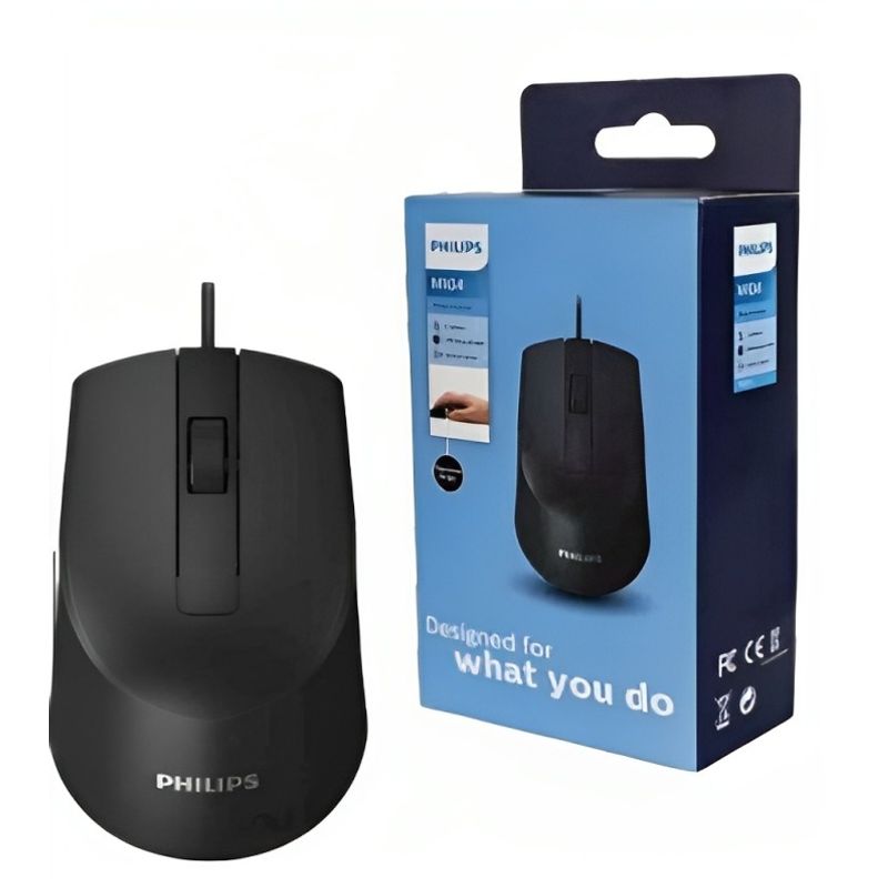 PHILIPS - Mouse con Cable Philips modelo M7104