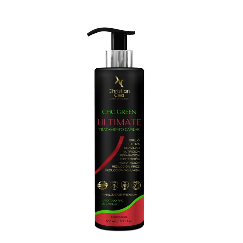 CHRISTIAN CEA - Botox Capilar Sin Enjuague Green Ultimate 500ml.-
