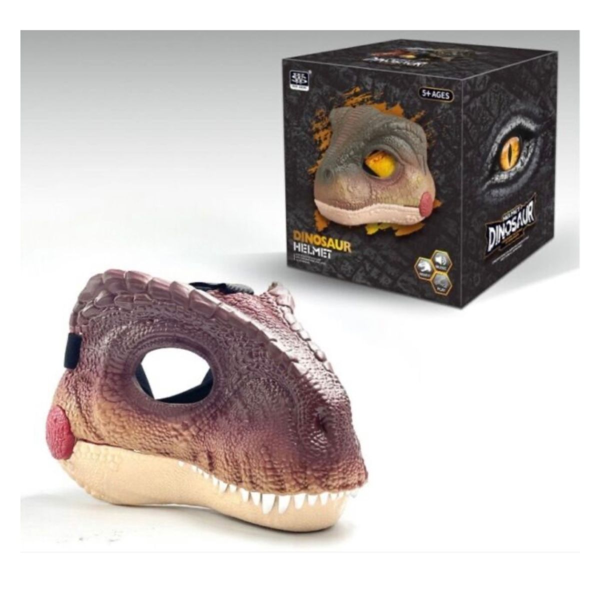 GENERICO - Mascara Infantil De Dinosaurio T-rex Disfraz Juguete