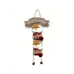 GENERICO - Adorno doble personajes en forma de colgantes 6 unidades