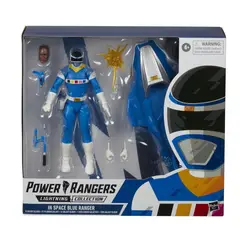 HASBRO - Figura Power Rangers In Space Blue Ranger Galaxy Glider