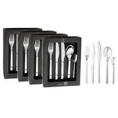 ARTHOME - Set Cuchilleria 80 Piezas Acero Inoxidable CUC03