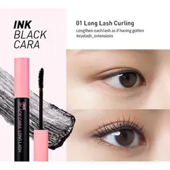 PERIPERA - Máscara De Pestañas Ink black Cara Long Lash