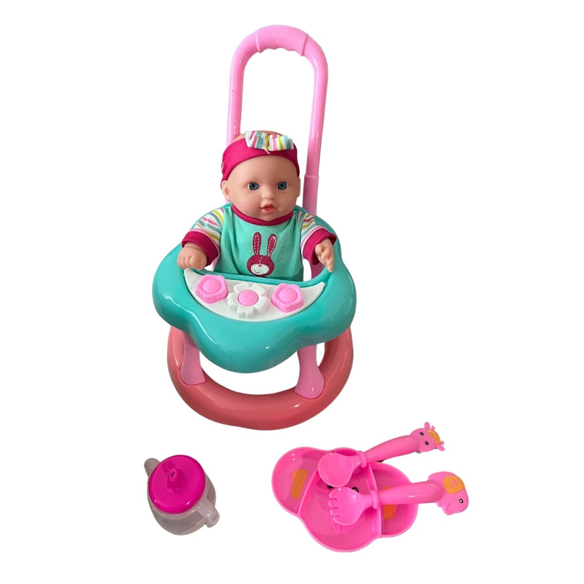 GENERICO - Muñeca con corre pasillo con luz y sonido