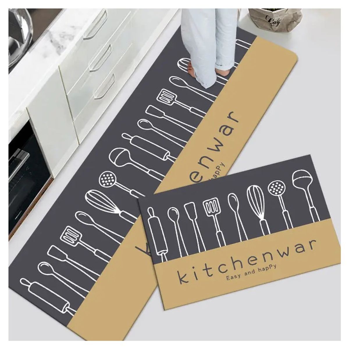 COMPRAPO - Set Alfombras Cocina Kitchenwar Antideslizante