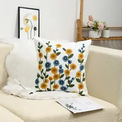 GENERICO - Funda De Cojin Decorativa Hermosos Bordado 16 (45x45)