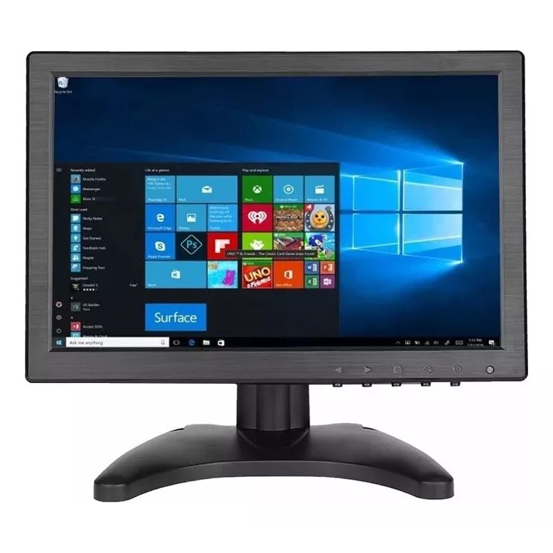 GENERICO - Monitor 10.1 pulgadas con hdmi vga usb y bnc para camaras