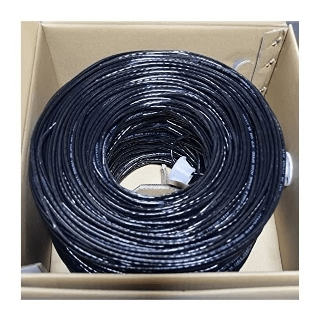 GENERICO - Rollo Cable Utp Cat6e 100 Metros En Caja Exterior E Interior