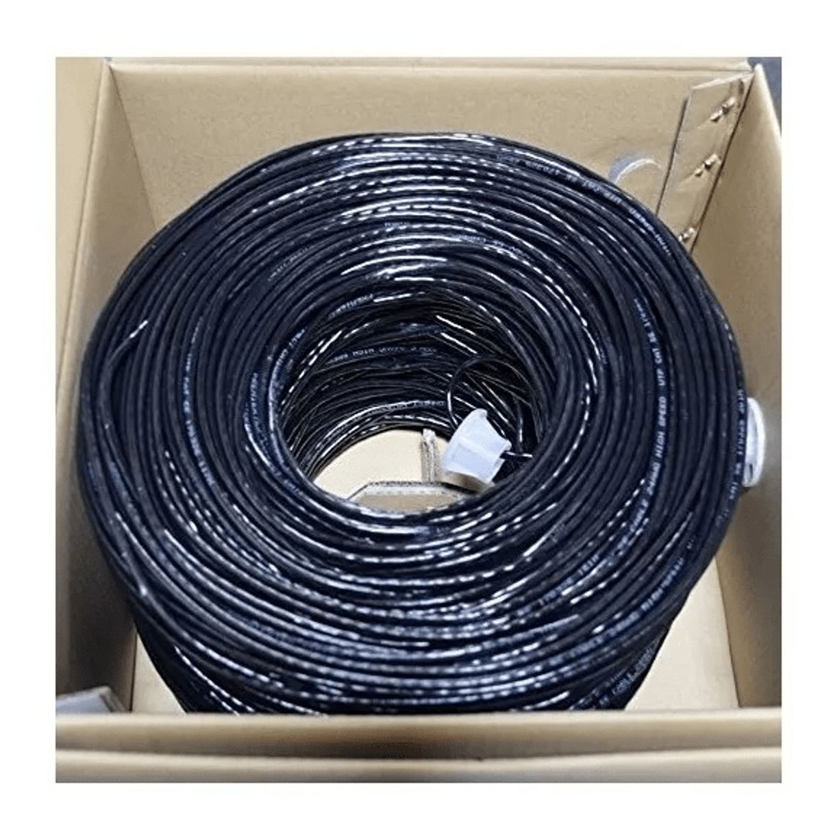 GENERICO - Rollo Cable Utp Cat6e 100 Metros En Caja Exterior E Interior