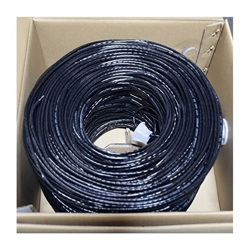 GENERICO - Rollo Cable Utp Cat6e 100 Metros En Caja Exterior E Interior
