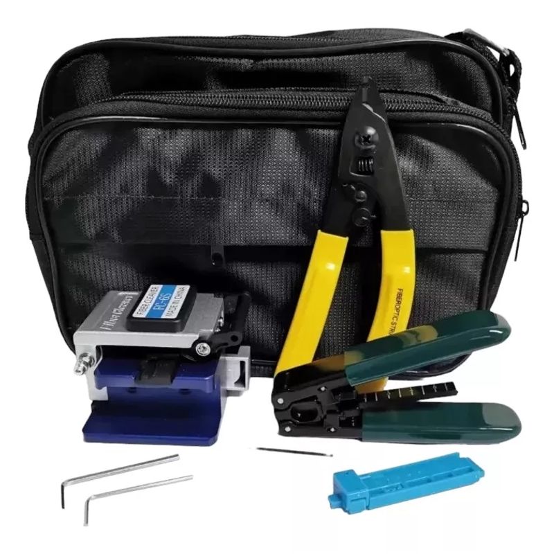 GENERICO - Kit Herramientas Fibra Optica Ftth 4 Por 1 Fc-6s