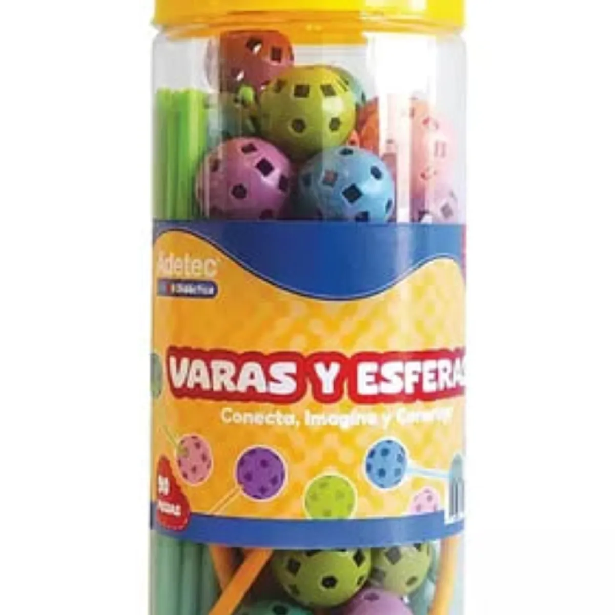 ADETEC - Varas Y Esferas Conectables Adetec 90 Piezas
