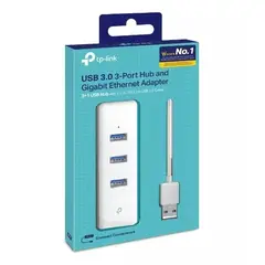 GENERICO - Adaptador De Red Puerto Lan + Hub 3.0 Usb Gigabit Tp-link