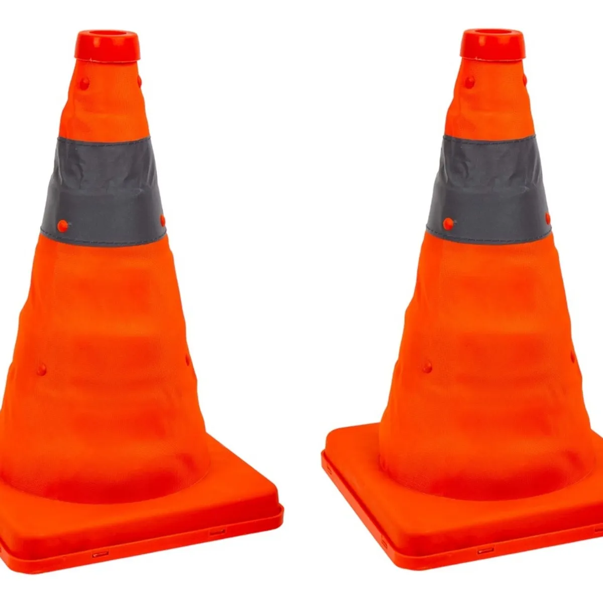 GENERICO - X2 Cono De Emergencia Retráctil Reflectante Portátil 40cm
