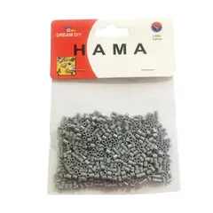 GENERICO - Mostacillas Planchables Hama 2.6 Mm, 700 Beads, gris