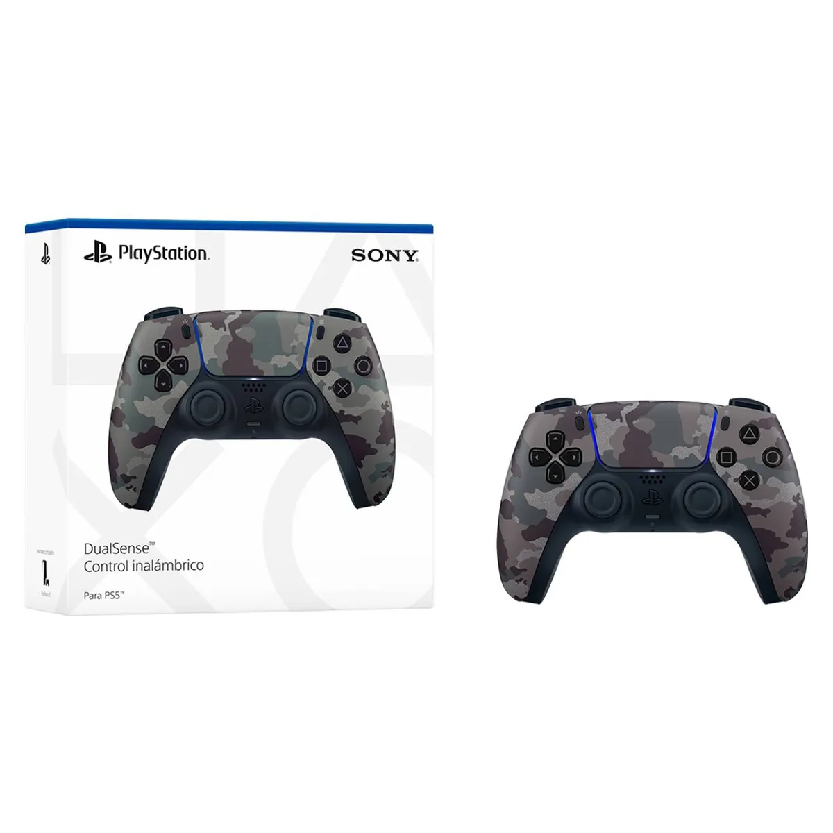SONY - Control PS5 DualSense Gris Camuflado