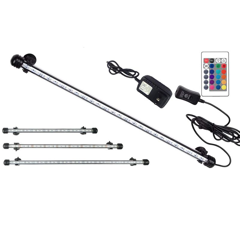COREJOY - Luz Led Para Pecera Luz Blanca 19cm Acuarios