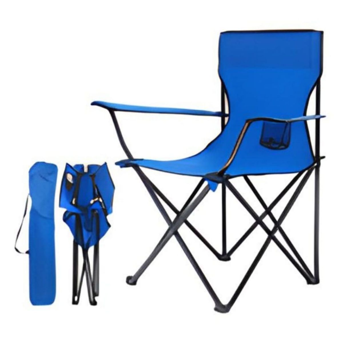 GENERICO - Silla para camping playa piscina terraza Color Azul