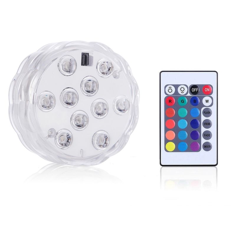 COREJOY - Foco Luz Led Para Piscina IP68 RGB Control Sumergible 1 pieza