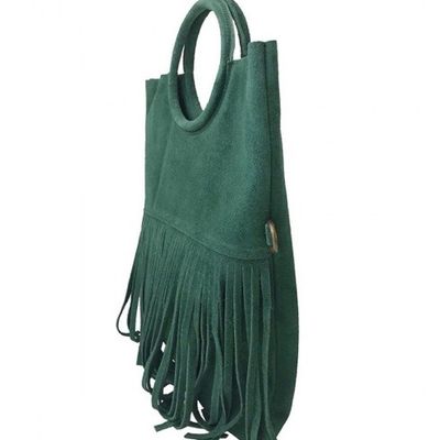 Imagen 2 del producto Cartera cuero natural genuino Modelo Blanca Flecos