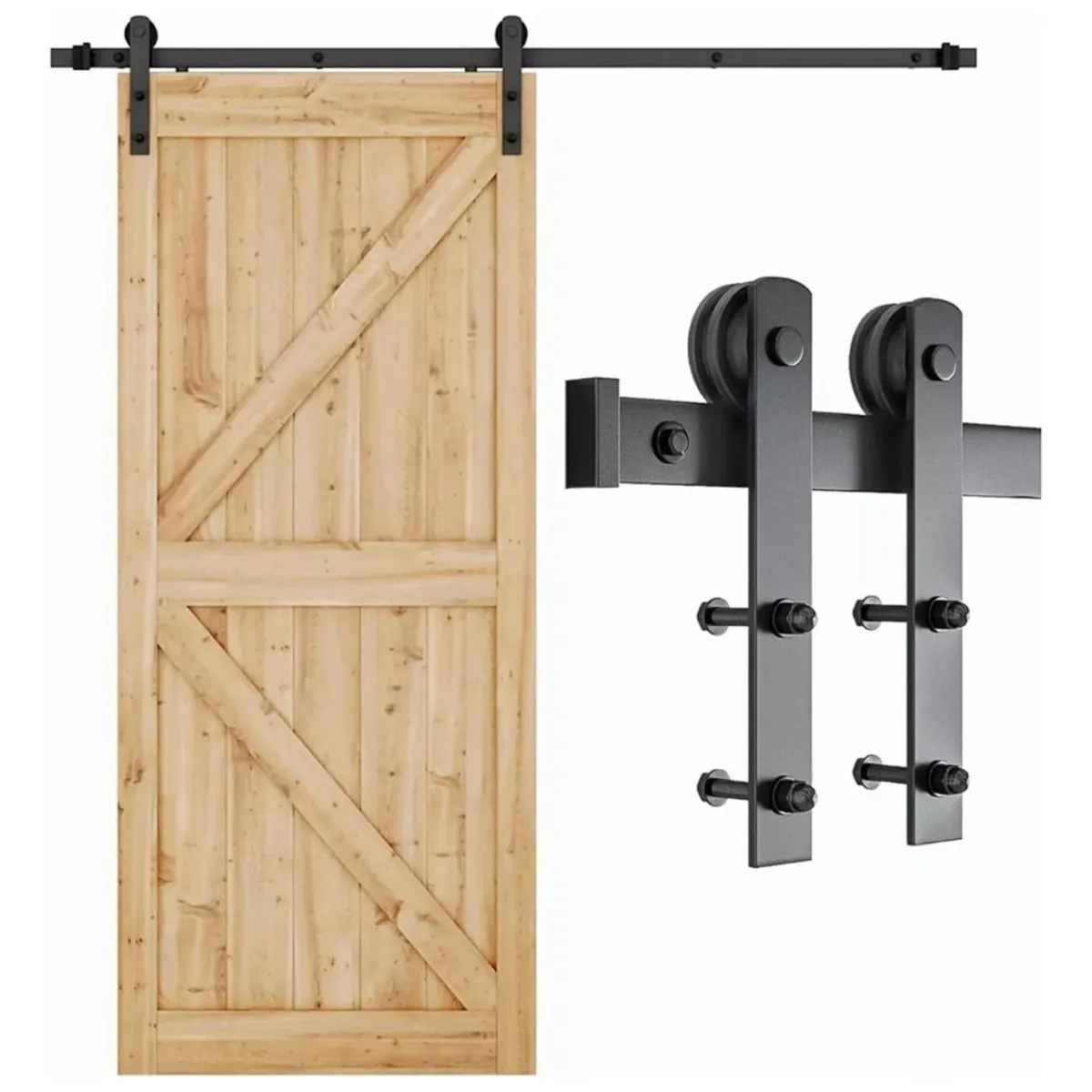 U BUY - Accesorio Para Puerta Corrediza Herraje Riel 66ft 2m