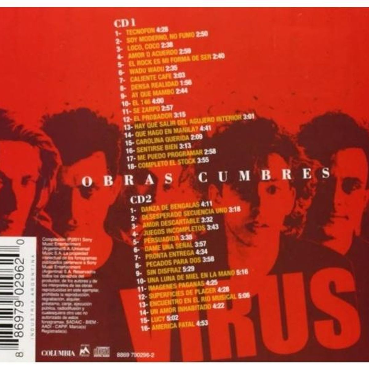 HITWAY MUSIC - VIRUS - OBRAS CUMBRES (2CD) - CD HITWAY MUSIC
