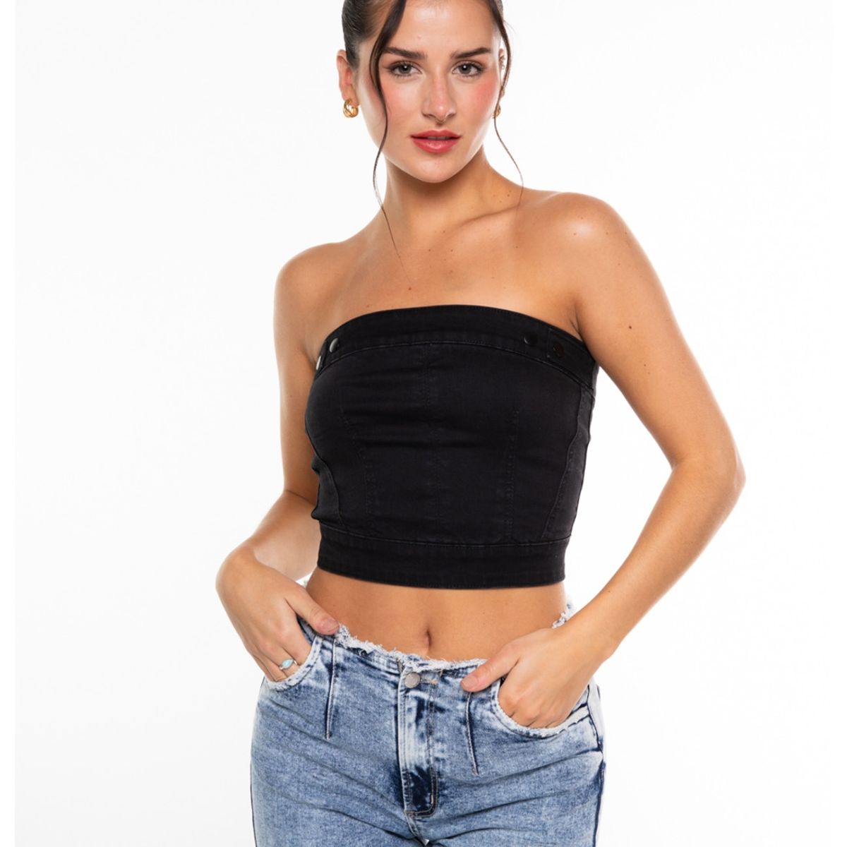 EFESIS - Corset Igna Strapless Negro Efesis