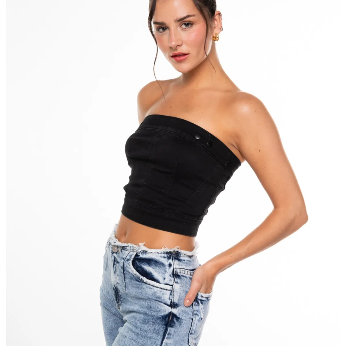 EFESIS - Corset Igna Strapless Negro Efesis