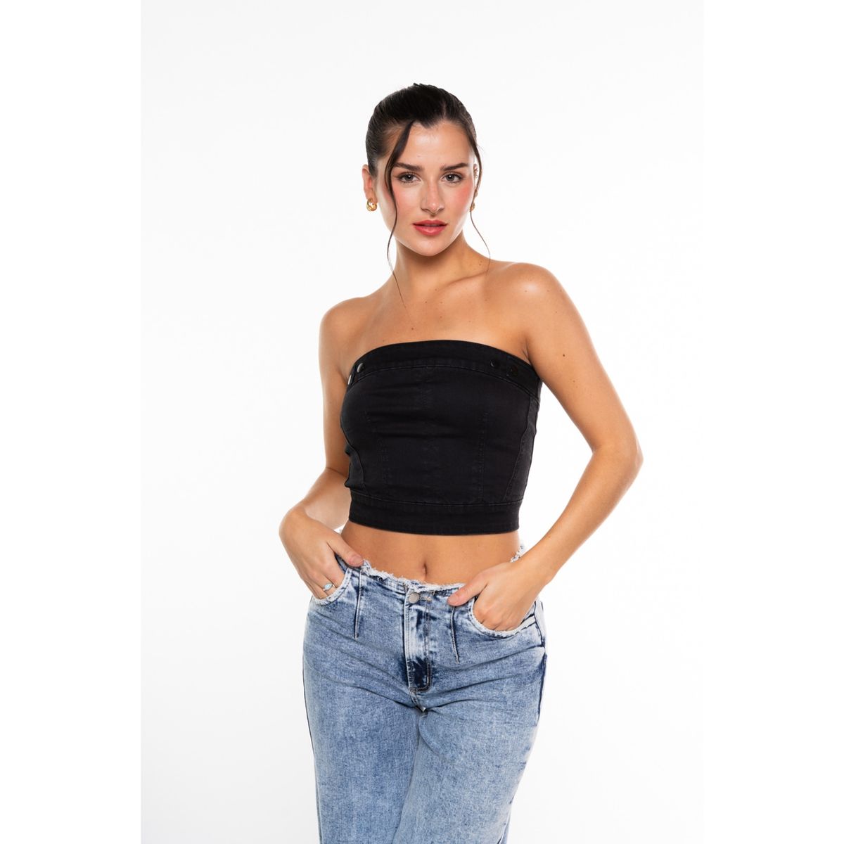 EFESIS - Corset Igna Strapless Negro Efesis