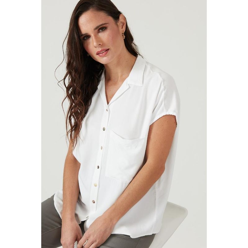 PRIVILEGE - Blusa blanca PRIVILEGE