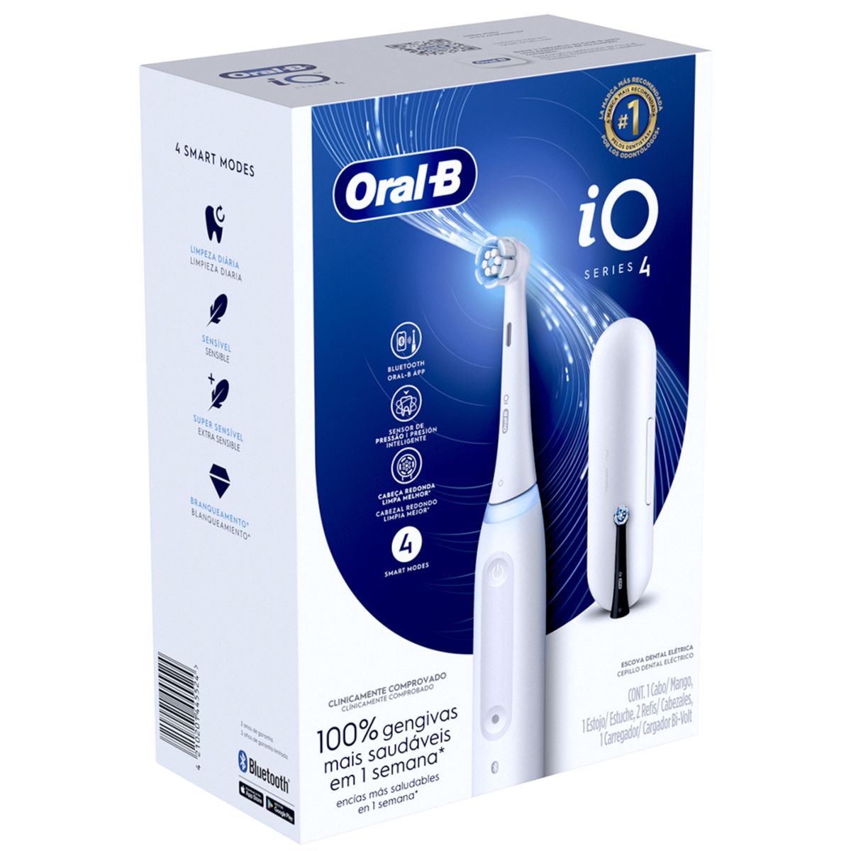 ORAL B - Cepillo de Dientes Eléctrico Oral-B iO 4 + 2 Repuestos