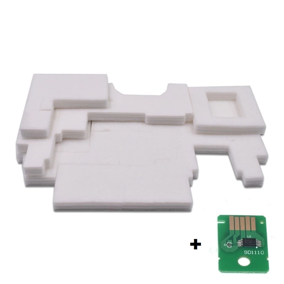 GENERICO - Almohadillas con Chip Para Cartucho Mantenimiento Canon Mc-G02