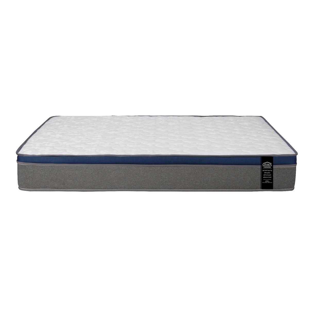 COLBOX - Colchón Canaima 1.5 plazas Gris 105x190x26 Cm