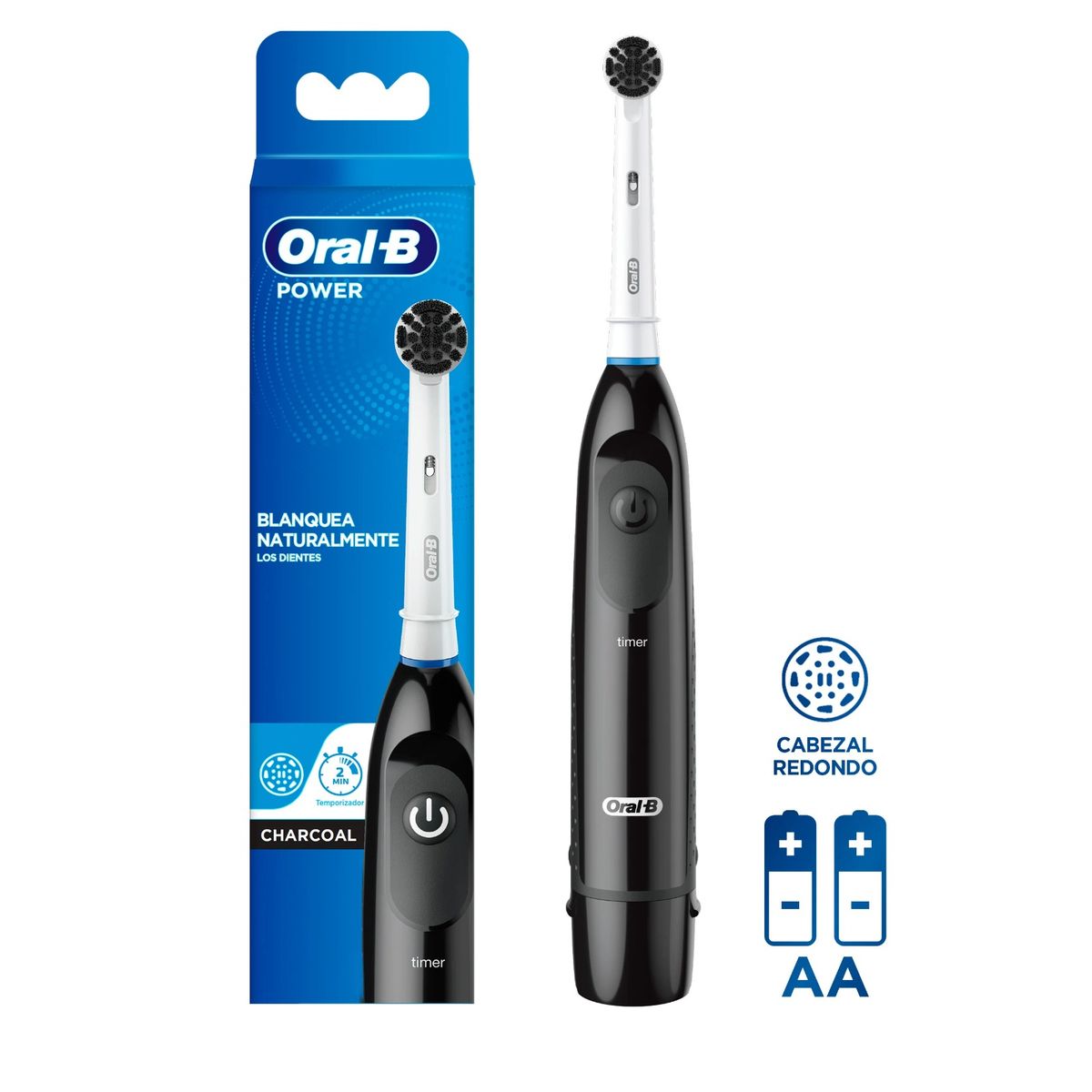 ORAL B - Cepillo De Dientes Eléctrico Oral-B Power Charcoal