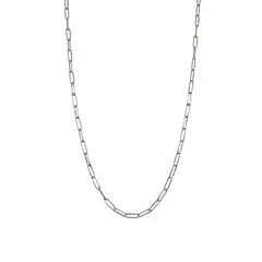 ANDREA COGGIOLA JOYAS - Cadena Eslabón Alargado 9x3mm Plata Fina 925