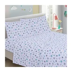 ILLUSIONS - Sabanas De 1 Plaza Infantil De 144 Hilos Marca Starry