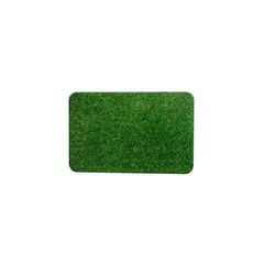 ANGELES DEL HOGAR - Pack 8 Alfombra de Pasto Cesped Artificial 60x40cm