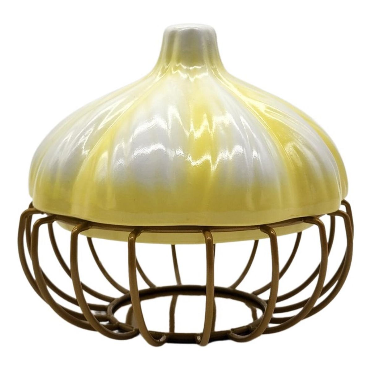 GENERICO - Porta Ajos Decorativo Caja Para Ajos Organizador Cocina - Amarillo